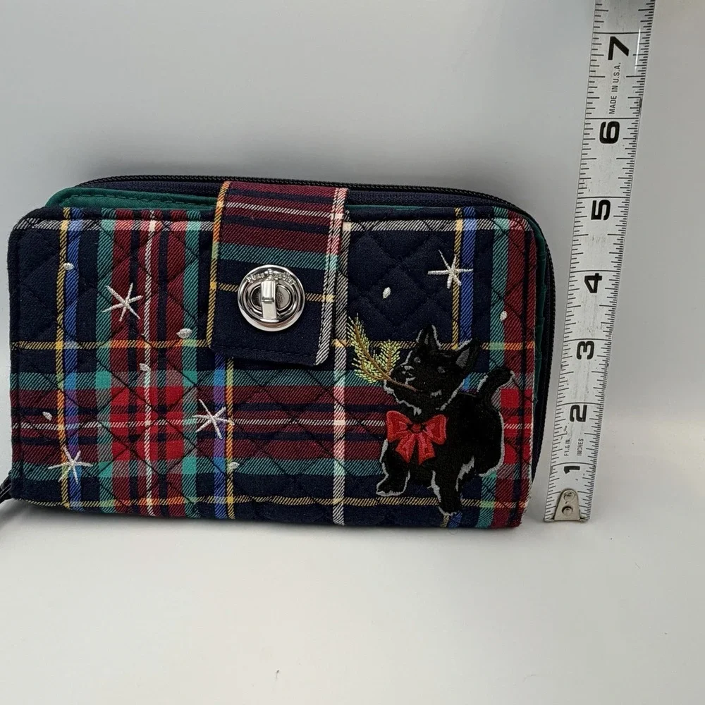 NEW Vera Bradley Bucket Crossbody Bag Purse And Wallet Scottie Dogs - Picture 4 of 14